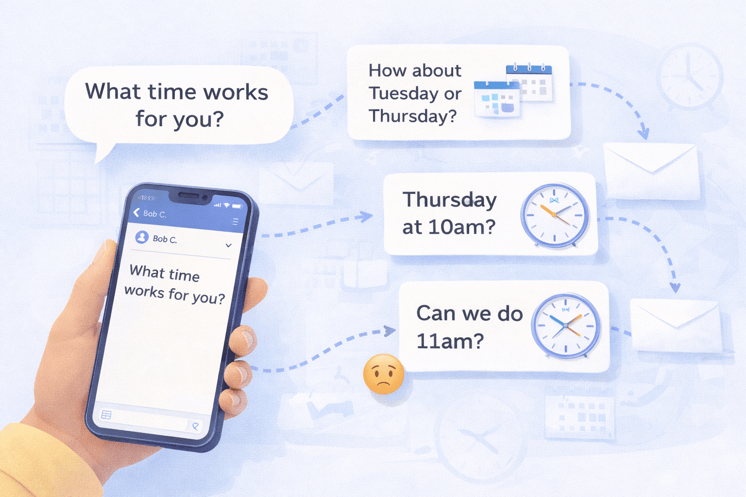 Why “What Time Works for You?” Is a Terrible Way to Schedule Meetings